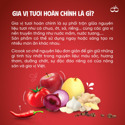 Gói Bột Ướp Nướng Mắc Khén, Vị Cay The, Thơm Mùi Mắc Khén 10G Cicook