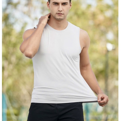 Áo ba lỗ thể thao chạy bộ có dải phản quang, mềm nhẹ thoáng mát nhanh khô