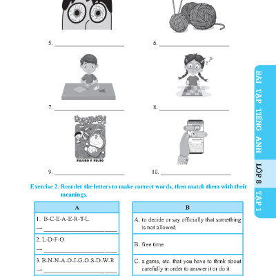 Global Success - Bài Tập Tiếng Anh Lớp 8 - Tập 1 (Có Đáp Án)