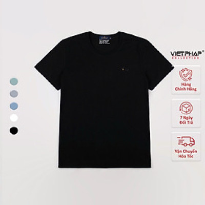 Áo Thun Nam VIỆT PHÁP Form Unisex Chất liệu Cotton co dãn thấm hút mồ hồi tốt 7902