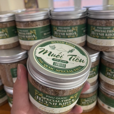 Đặc Sản Phú Quốc - Muối Tiêu Huỳnh Khoa 100G - Ocop 4 Sao