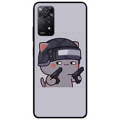 Ốp lưng dành cho Xiaomi Redmi Note 11 Pro 5G - Mèo Xám Đội Nón