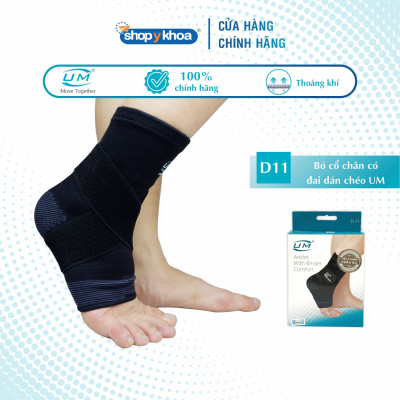 Bó cổ chân có đai dán chéo United Medicare (D11)