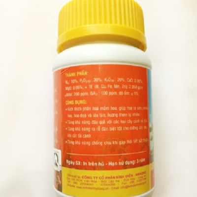 Phân bón lá đầu trâu 701 chuyên kích thích mầm hoa - ra hoa to sặc sỡ và giảm rụng cánh hoa