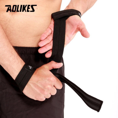 Dây kéo lưng tập gym AOLIKES 7635 trợ lực cổ tay sport wrist bands