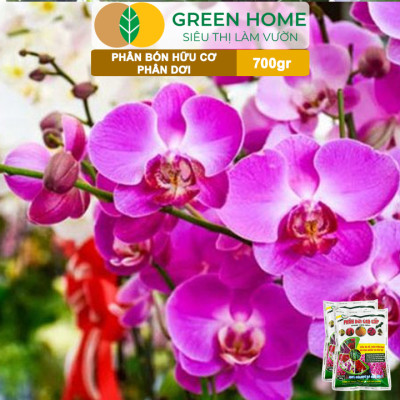 Phân Dơi Greenhome, Bao 700gr, Viên Nén, Đã Qua Xử Lý, Ra Rễ Mạnh, Hoa Nhiều, Tốt Cho Lan, Kiểng, Rau, Cây Ăn Trái