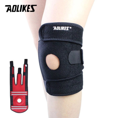 Đai quấn bảo vệ đầu gối thể thao AOLIKES A-7912 thoáng khí four spring sport knee support