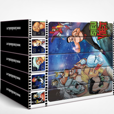 Boxset 3  : 5 tập Siêu Nhân Việt Nam ( Từ tập 11 đến tập 15 )