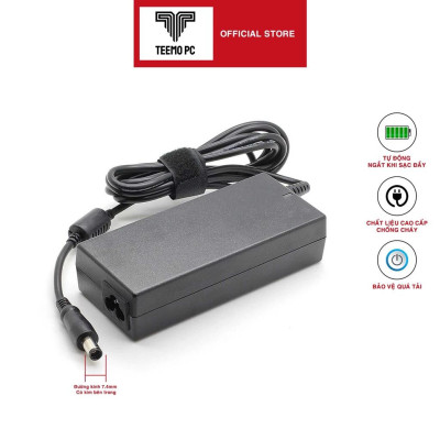 Sạc Dùng Tương Thích Cho Laptop Dell Chân Kim To 7.4mm - Công Suất 45W 65W 90W - Hàng Nhập Khẩu New Seal TEEMO PC TESE