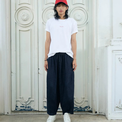 Áo thun tay ngắn nam in chữ Form Fitted - RT 10S25TSS022 | ROUTINE CÀ MAU