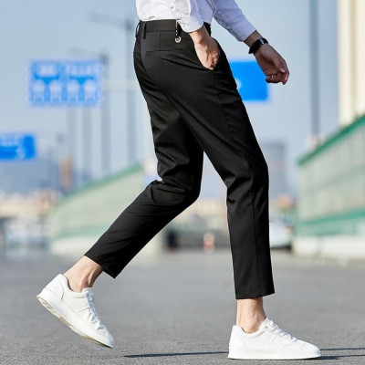 Quần tây nam ️ quần âu nam phong cách Hàn Quốc thời trang Poniva cao cấp