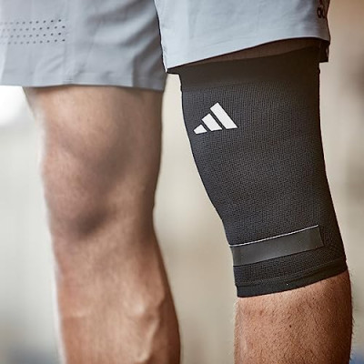 Bó Gối, Băng Gối Thun Co Giãn ADIDAS ADSU-1332NL Performance Knee Support (1 Cái) - Hàng Chính Hãng