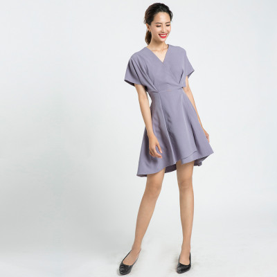 Đầm Xoè Cao Cấp Thời trang thiết kế Hity DRE076 (Tím Violet)