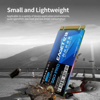 EAGET S300 SSD M.2(NGFF) Solid State Drive High Speed Transmission Compact Slient Shockproof SSD for PC Laptop 1TB