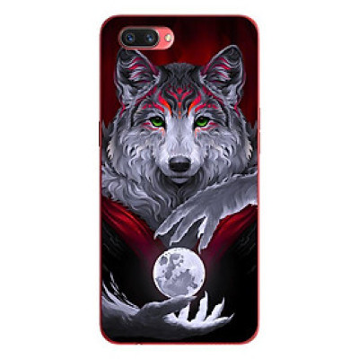 Ốp lưng in cho Oppo Realme C1 mẫu Soi Mặt Trăng - Hàng chính hãng