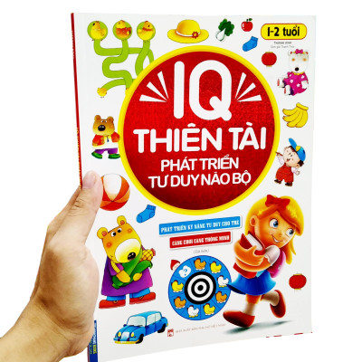 IQ Thiên Tài Phát Triển Tư Duy Não Bộ 1 - 2 Tuổi (Tái Bản 2023)