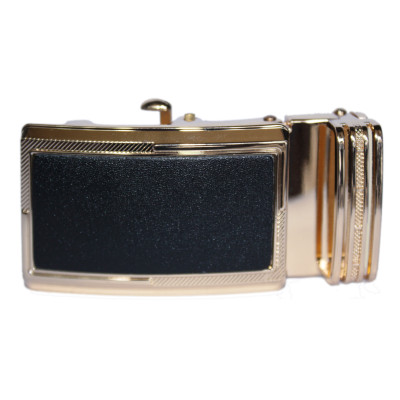 HJ9113-14-34 - Đầu khóa da bò Huy Hoàng 3,5 phân đầu vàng màu đen, nâu, vàng bò