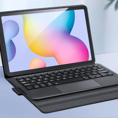 Bao da kèm bàn phím cho SamSung Galaxy Tab S10 Fe , S10 Fe Plus , Tab S9 FE , Tab S9 Plus , Tab S7 FE, Tab S7+ Plus, S8+ Plus, Tab S8, Tab S7, Tab S6 Lite, Tab A9+ Plus 2023 X210/X216 chính hãng Dux Ducis có bàn di chuột TrackPad - Hàng chính hãng