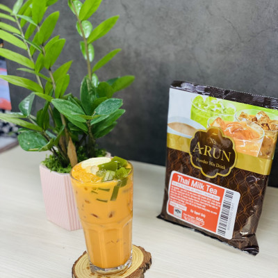 Bột Trà Sữa Thái Đỏ Na Arun túi 500G pha đủ 40 ly - Hàng nhập khẩu chính hãng Thái Lan