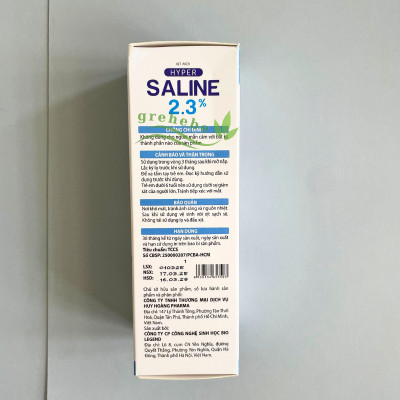 HYPER SALINE 2,3% – Xịt mũi NaCl ưu trương (Chai 30ml)