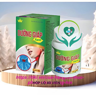 Viên uống Dưỡng Giáp Xanh Kungphar, lọ 40v, hỗ trợ trường hợp bị cường tuyến giáp