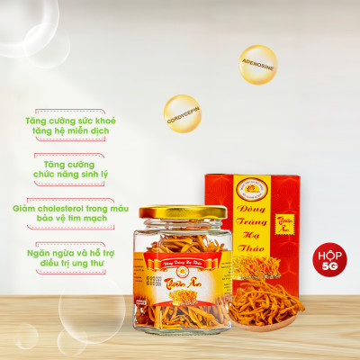 Đông Trùng Hạ Thảo Sấy Thăng Hoa Thiên Ân - Hũ 5g