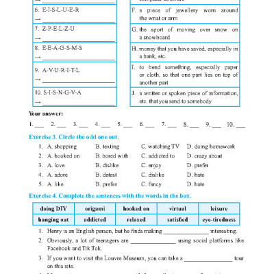 Global Success - Bài Tập Tiếng Anh Lớp 8 - Tập 1 (Có Đáp Án)