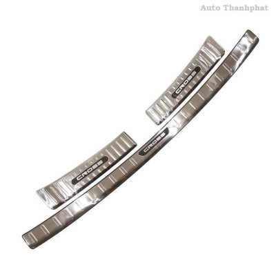 ToyotaCross, Ốp chống trầy cốp Inox dành cho xe Toyota Corolla Cross 2020 2021