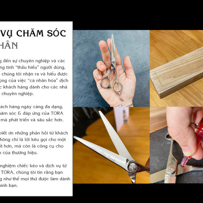 Kéo cắt tóc TORA HB-365S