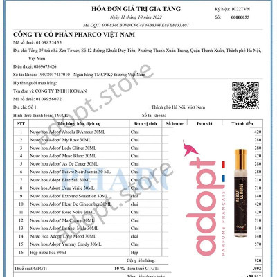 Nước Hoa Nữ 30ml ADOPT