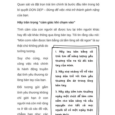 Bí Quyết Tối Giản Cho Người Bận Rộn - Đừng Để Việc Nhà Trở Thành Gánh Nặng Của Bạn - Dọn Nhà