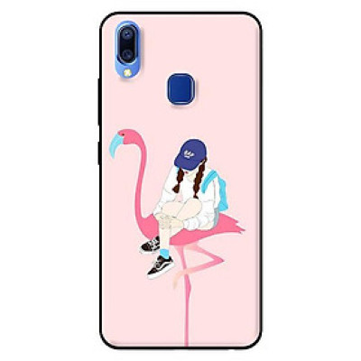 Ốp in cho Vivo Y95 Hạc Hồng Và Cô Gái - Hàng chính hãng
