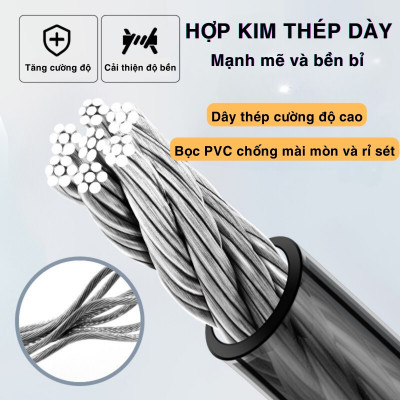 Khóa Xe Đạp OFFICE CHILL Khoá Dây Lõi Thép Mật Mã 5 Số Cao Cấp Chống Trộm Treo Yên Xe Đạp Thể Thao Bảo Hành 90 Ngày 