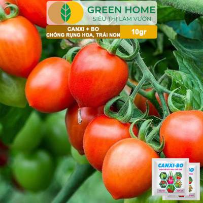 Phân Bón Canxi Bo Greenhome, Viên 10Gr, Tăng Đậu Trái, Chống Rụng Hoa Và Trái Non, Chống Thối Trái