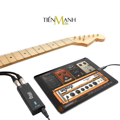 Thiết Bị Thu Âm Và Livestream iRig HD2 IK Multimedia Cho Guitar Và Nhạc Cụ Live Soundcard Hàng Chính Hãng