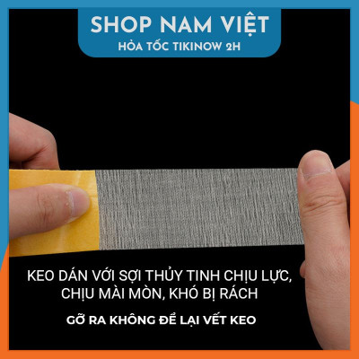 Keo 2 Mặt Sợi Thủy Tinh Cường Lực Dán Thảm Trải Sàn, Keo Chống Nước, Không Để Vết Keo