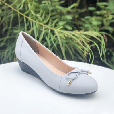 Giày búp bê nữ đế xuồng hot trend thời trang đính nơ siêu độc 21434