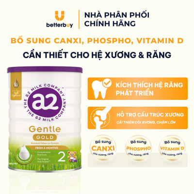 Combo 3 Lon Sữa a2 Milk a2 Gentle Gold Đủ Số Lon 800g