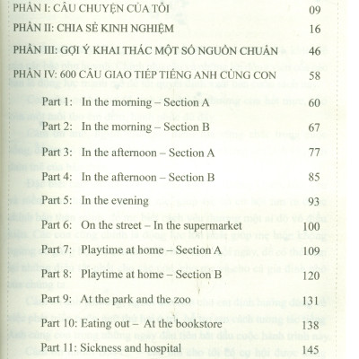 600 Câu Giao Tiếp Tiếng Anh Cùng Con (Bí Kíp Đơn Giản Giúp Con Song Ngữ - Phù Hợp Với Tất Cả Các Phụ Huynh - Vẫn Hữu Ích Cho Giáo Viên Tiếng Anh)