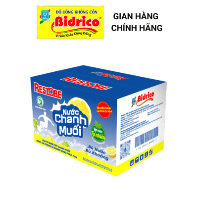 Nước Chanh Muối Restore ( Thùng 24 chai 495ml ) - Sản phẩm của Bidrico