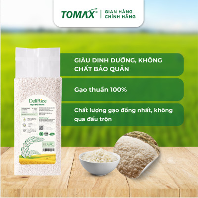 Combo 2 túi Gạo Đài Thơm 1kg TOMAX Ngọt thơm, tơi xốp