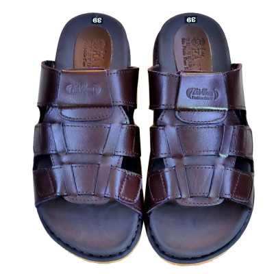 Dép Nam Quai Ngang Da Bò Thật TiTi ĐÔ Cao Cấp DN2024