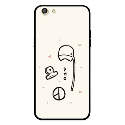 Ốp Lưng in cho Oppo F3 Mẫu Nón PMO - Hàng Chính Hãng