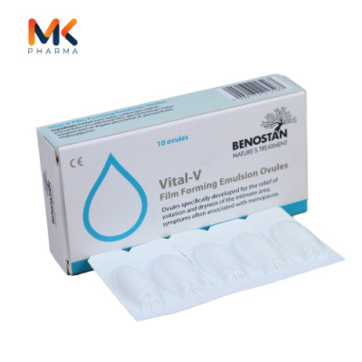 VIÊN ĐẶT HỖ TRỢ PHỤ KHOA VITAL -V FILM FORMING OVULES