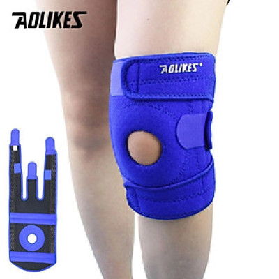 Đai quấn bảo vệ đầu gối thể thao AOLIKES A-7912 thoáng khí four spring sport knee support