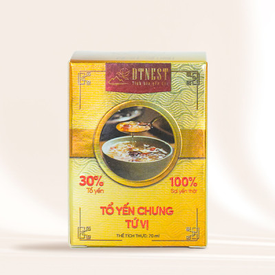 Yến Chưng Tứ Vị DTNEST - Hũ 70ml- Bồi Bổ Sức Khỏe