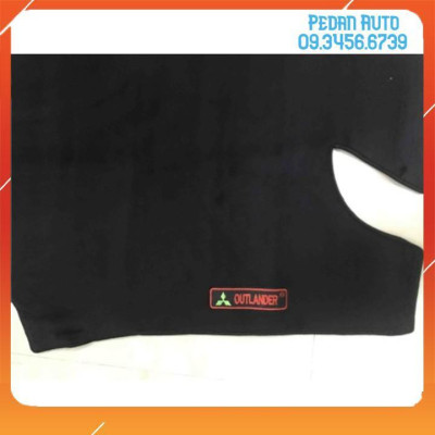 Thảm Taplo Lông Cừu Xe Mitsu Outlander 2018 2019 2020 2021 màu đen