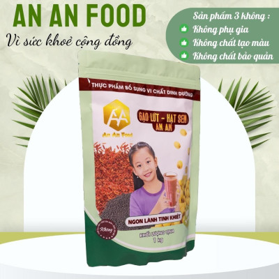 Deal hời 1 kg Bột gạo lứt-hạt sen-mè đen ( bột gạo lứt ANAN) thay thế bửa ăn , chăm sóc sức khỏe , xương khớp , ngủ ngon