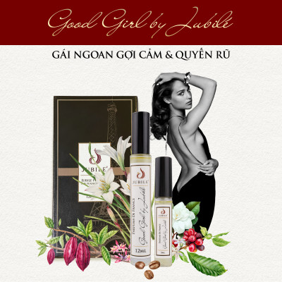 Good girl by Jubilé - Tinh dầu nước hoa Pháp nữ Dạng lăn 12ml Thơm Lâu, Sang Trọng, Quyến Rũ