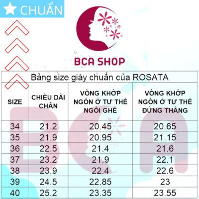 Giày quai hậu cho bé gái 3 phân KRO03 ROSATA tại BCASHOP đế xuồng, mũi tròn, êm ái giúp con thoải mái học tập, vui chơi